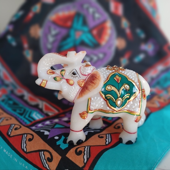 Marble Elephant Hand Crafted - Picture 6 of 16